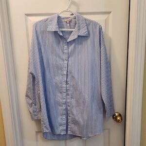 Blue Striped Men's Shirt